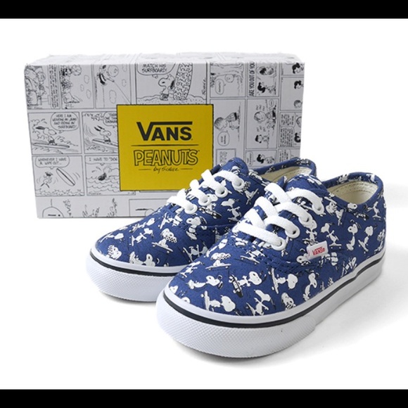 kids peanuts vans